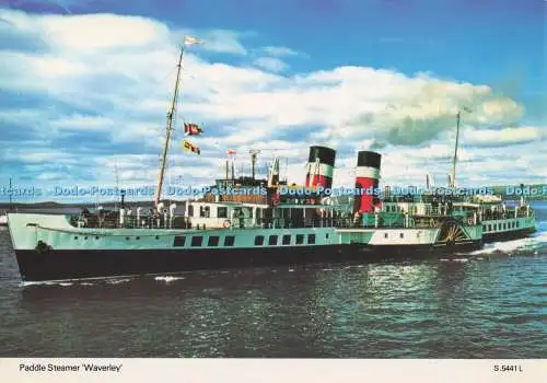 D276929 Raddampfer Waverley E T W Dennis