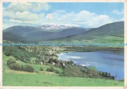 D281520 Norwegen Voss an der Oslo Bergen Eisenbahn Normann Nr 748 1960