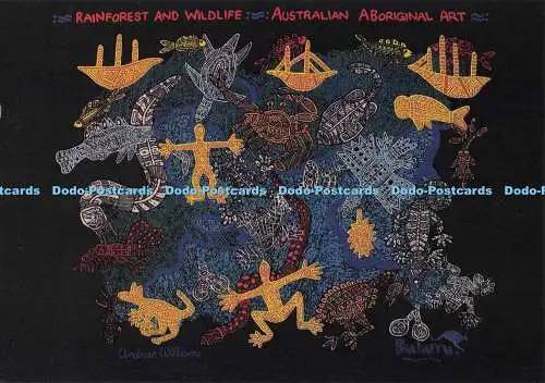 D279135 Regenwald und Tierwelt Australian Aborigines Art Bulurru Designs Austra