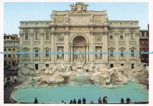 D283852 Roma Trevi Brunnenwerk von Niccolo Salvi begann 1734 es kann berücksichtigt werden