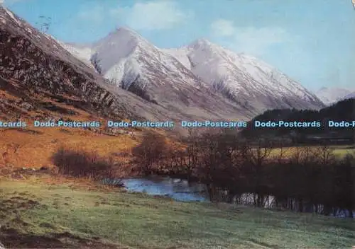 D276957 Ross Shire Kintail Mountains From Shiel Bridge J Arthur Dixon 1980