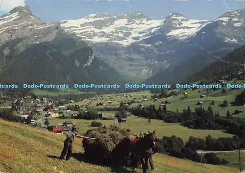 D286082 Blick auf Berge Mann Werke J Baudat