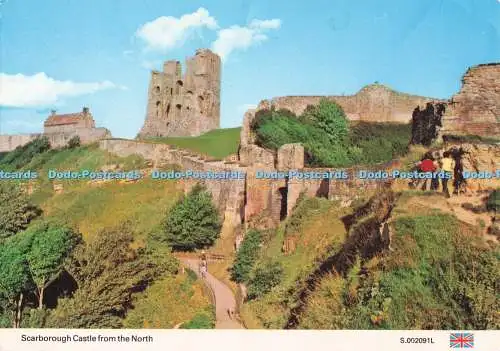 D281581 Scarborough Castle from the North E T W Dennis and Sons Ltd Photocolour