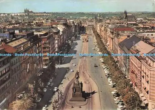 D281587 Praha Wenzelsplatz Pressfoto Jan Tachezy 1967