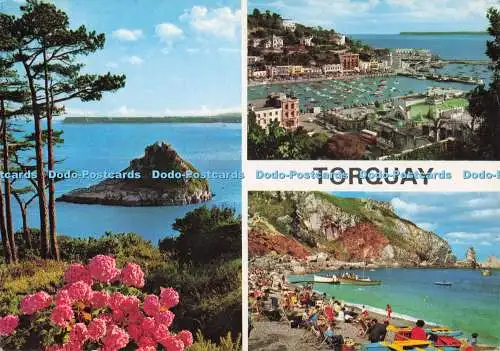 D276998 Torquay The Beach John Hinde Multi View