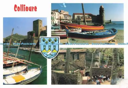 D281589 Collioure Le Chateau Royal le Clocher et Notre Dame de Consolation Dino