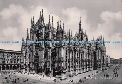 D279243 Mailand Il Duomo Postkarte