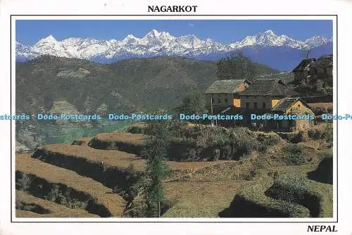 D283946 Nepal Nagarkot The Langtang Range as Seen f
