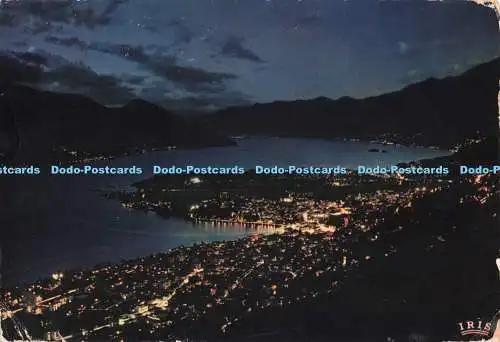 D281645 Locarno Ascona Panorama Notturno sul Lago Maggiore Foto Pancaldi Mexichr
