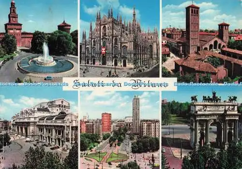 D277060 Saluti da Milano Pace P Marzari Multi View