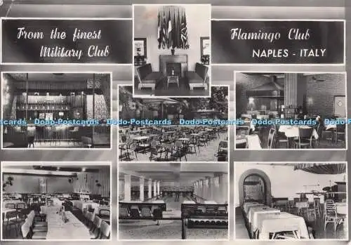 D279266 From the Finest Military Club Flamingo Club Naples Italy RP Multi View