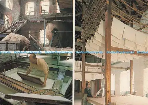 D277066 Somerset Wells Wookey Lochherstellung Papier von Hand in der Mühle Larkfield Pr