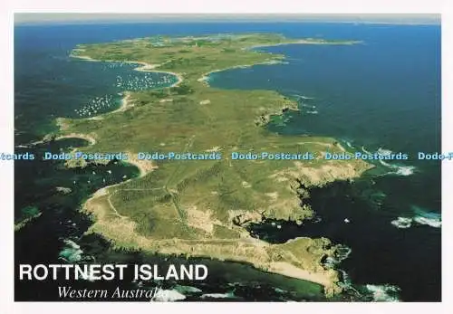 D286197 Western Australia Rottnest Island Luftaufnahme vom West End des I