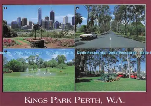 D286210 W A Kings Park Perth Perth Skyline von Kings Park Artique Designs Multi