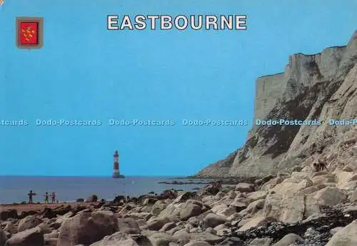 D279320 Eastbourne Beach Head Leuchtturm Löwe Karten Don Carr