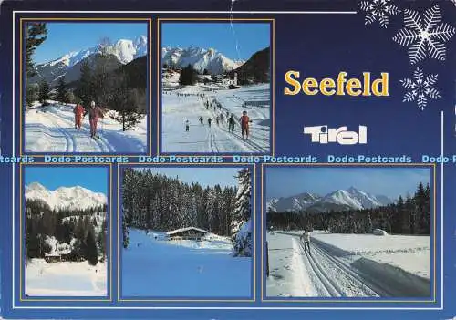 D281724 Seefeld Tirol Loipe nach Neuleutasch Wildmoosalm Lottenseehütte Viktor H
