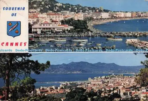 D277145 Souvenir Cannes Le Port le Casino Municipal et les Palaces de la Croi