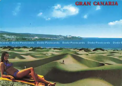 D286266 Gran Canaria Dünen hinter San Augustin Proceso P A G S A Perla