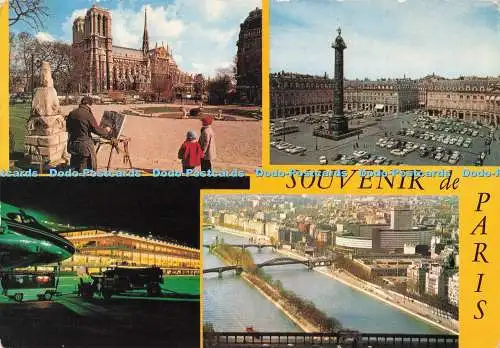 D284036 Souvenir de Paris Collection Messager Multi View 1966
