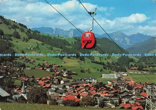 D281741 Zweisimmen Gondelbahn Rinderberg 950m 2006m E Gyger 1973