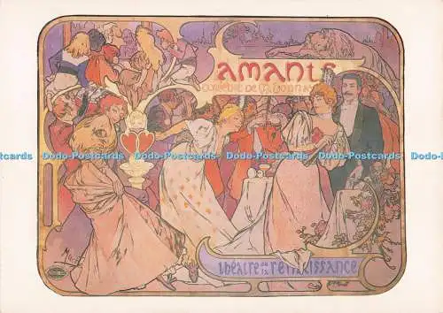D286281 Amants Alphonse Mucha Magna Bücher