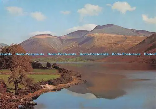 D286287 Reflexionen am Abwasser Das Scafell und die Gipfel spiegeln sich im Wasser