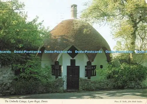D281801 Dorset Lyme Regis The Umbrella Cottage John Hinde Ltd D Noble 1944