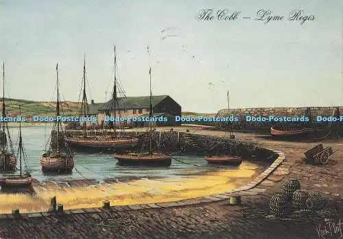 D286351 Lyme Regis The Cobb Pictures Kevin Platt D G Thomas 1987