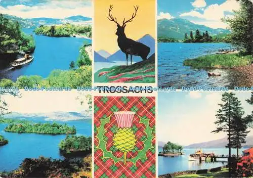 D284160 Trossachs The Trossachs Pier Loch Achray and Ben Venue Ellen Isle Loch K
