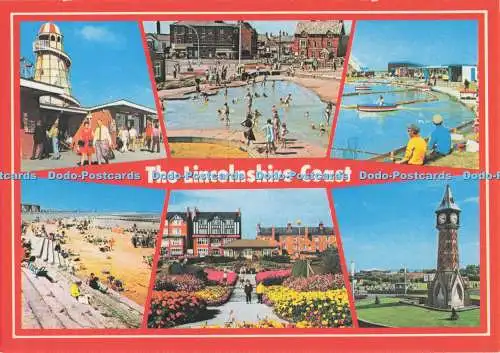 D279498 The Lincolnshire Coast Skegness Coastal Cards Colourmaster Multi View