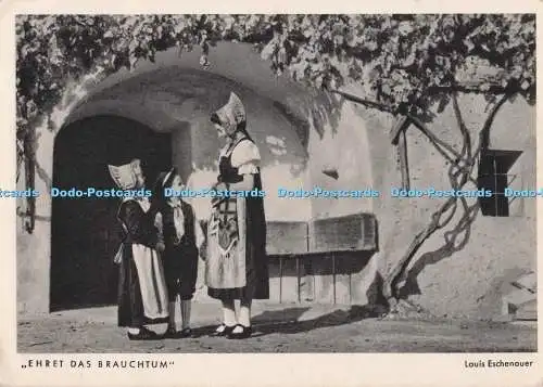 D279638 Ehret Das Brauchtum Louis Eschenauer Der Photo Porst