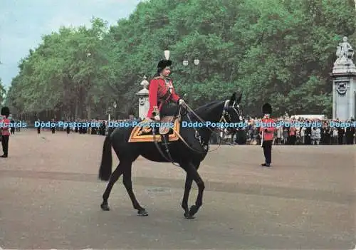 D282024 H M The Queen Riding in the Mall on a State Occasion H M The Queen is Mo