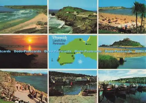 D279641 Penwith Lands End Peninsula St Ives Murray King Postkarte Sammler Serie