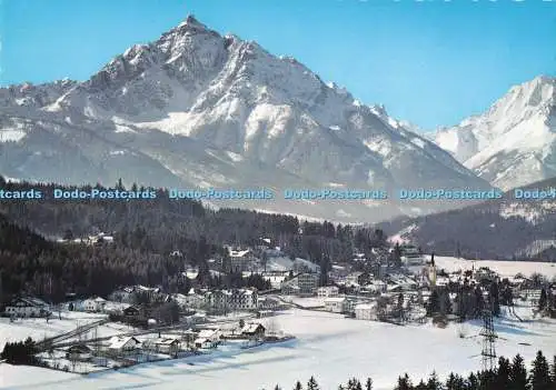D284319 Tirol Wintersportparadies Igls 900m mit Serles und Habicht Garstenauer