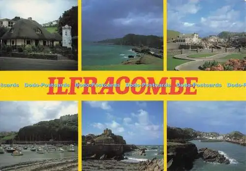 D279645 Ilfracombe The Sea Colourmaster 1986 Multi View