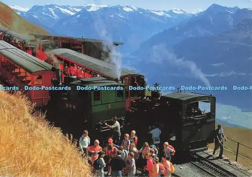 D282048 Suisse Brienz Rothorn Bahn Brienz am See Einzige Dampfahnradbahn der Sch