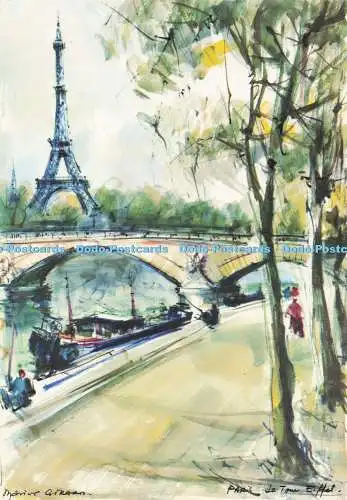 D286599 Paris La Tour Eiffel C EST Paris Marius Girard 1961