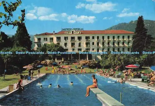 D282098 Italien Langensee Baveno Hotel Simplon Colori Ektachrome 1980