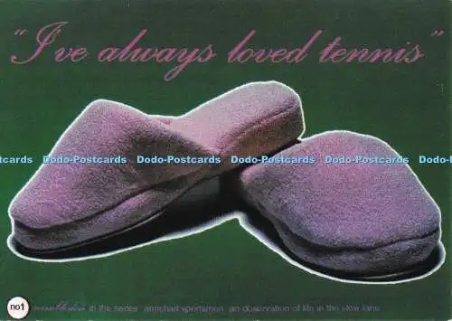 D282127 I ve Always Loved Tennis Boomerang Chris Hart