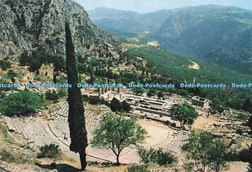 D279741 Delph Das Theater und der Tempel des Apollon E Tzaferis