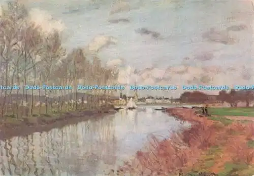 D277537 Segelboot bei Argenteuil Claude Monet The Medici Society