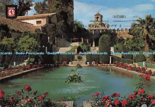 D277541 Cordoba Alcazar de los Reyes Cristianos Teich und Gärten A Subirats Casa