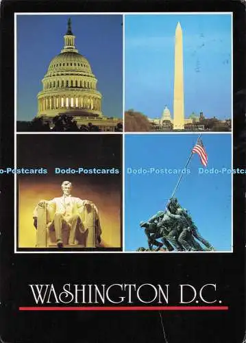 D284432 Washington D C Capitol Building Washington Monument Abraham Lincoln Memo