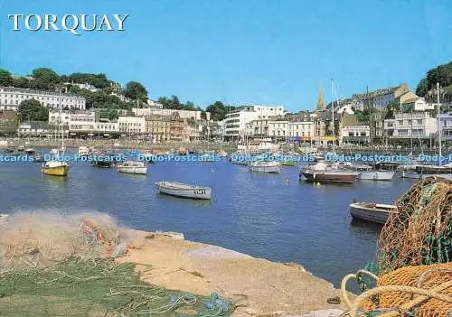 D282173 Torquay South Devon The Inner Harbour J Salmon Ltd Cameracolour