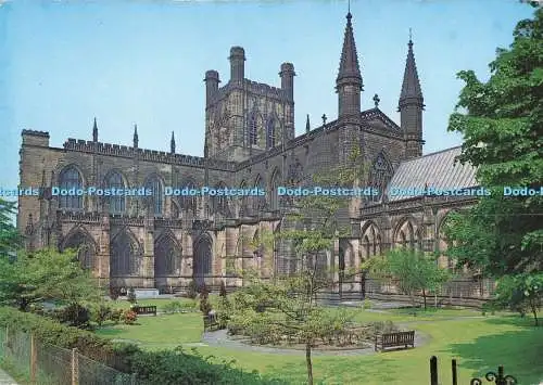 D286706 Cheshire Chester Cathedral Kathedrale aus Garden of Remembrance Gordon F