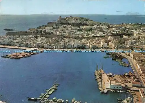 D284483 Ibiza Baleares Vista en Avion Postales Cyp Color 1971