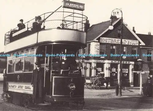 D286741 Walthamstow Tramcar No 4 Chingford Mount Terminus 1905 Guardian Gazette