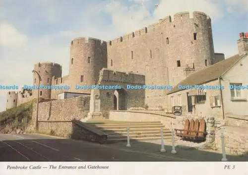 D277614 Pembroke Castle Der Eingang und das Torhaus Sucher Postkarten Milford