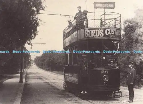 D286746 Walthamstow Tramcar No 28 Woodford New Road c 1905 Guardian Gazette Read