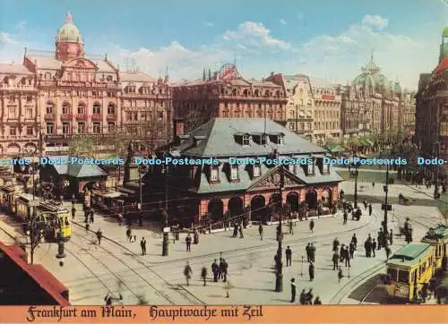 D286756 Alt Frankfurt am Main Hauptwache mit Zeil Michel und Co Nr 4858 1912